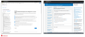 Abb. 5: Die Review-Tools von Microsoft (links) und Amazon (rechts) © embarc