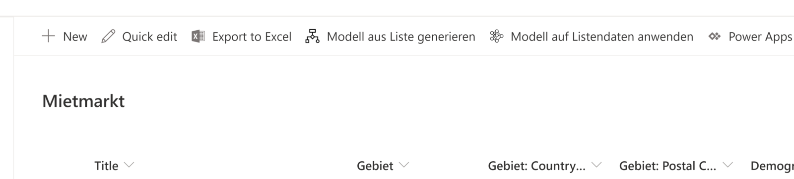Abb. 2: Screenshot des angepassten Modern Layout mit neuen Buttons. © adesso SE Abb. 2: Screenshot des angepassten Modern Layout mit neuen Buttons. © adesso SE