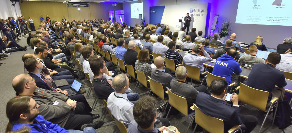 Auch Vorträge zu Java und .NET sowie Python © IT-Tage / Alkmene Verlag