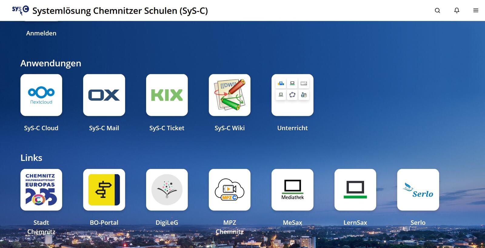Abb. 1: Sytsemlösung Chemnitzer Schulen  © SyS-C