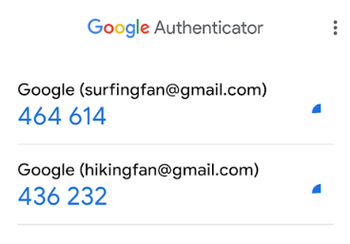 Abb. 2: Google Authenticator. © Google