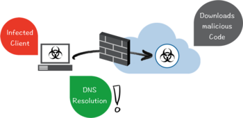 Abb.3: Angreifer nutzen den DNS-Dienst, um IP-Adressen rasch anpassen zu können. © Andreas Taudte 