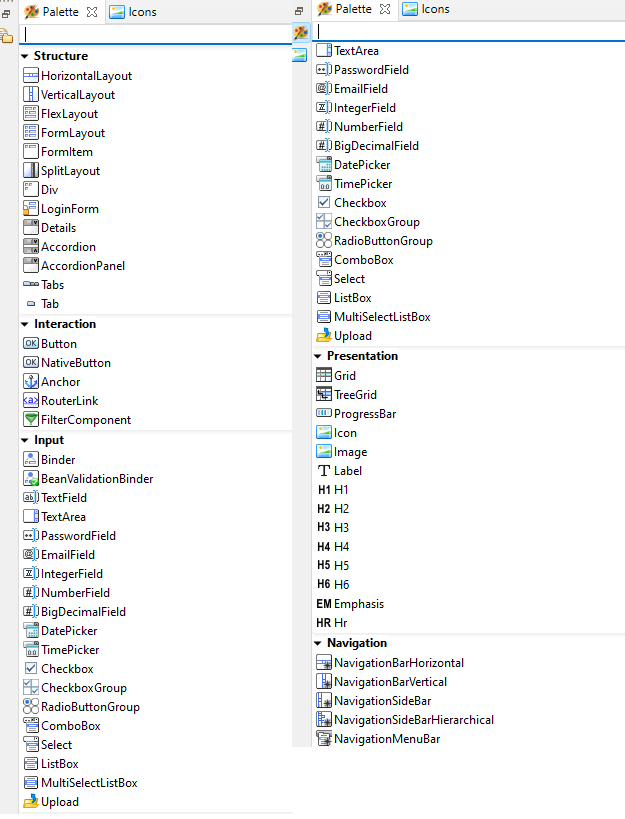 Abb. 2: Vaadin Widgets sind Web-Components. © Dr. Veikko Krypczyk