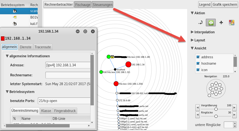 Abb. 11: Grafische Darstellung der Netzstruktur. © Eric Amberg