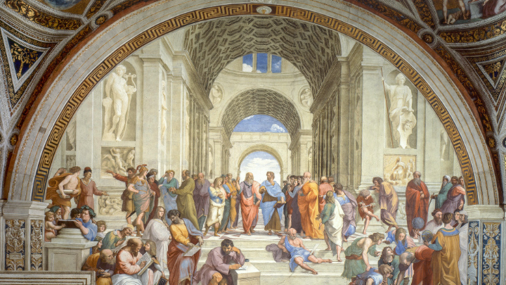 Raphael, Raffaello Sanzio da Urbino, The School of Athens © Adobe: GiorgioMorara / stock.adobe.com / 447936013
